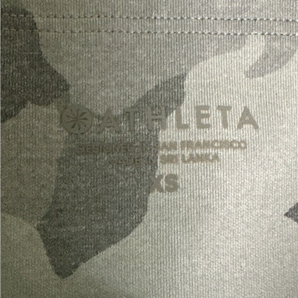 Athleta Gray Camo Women's Leggings Sz XS‎ - Picture 5 of 5